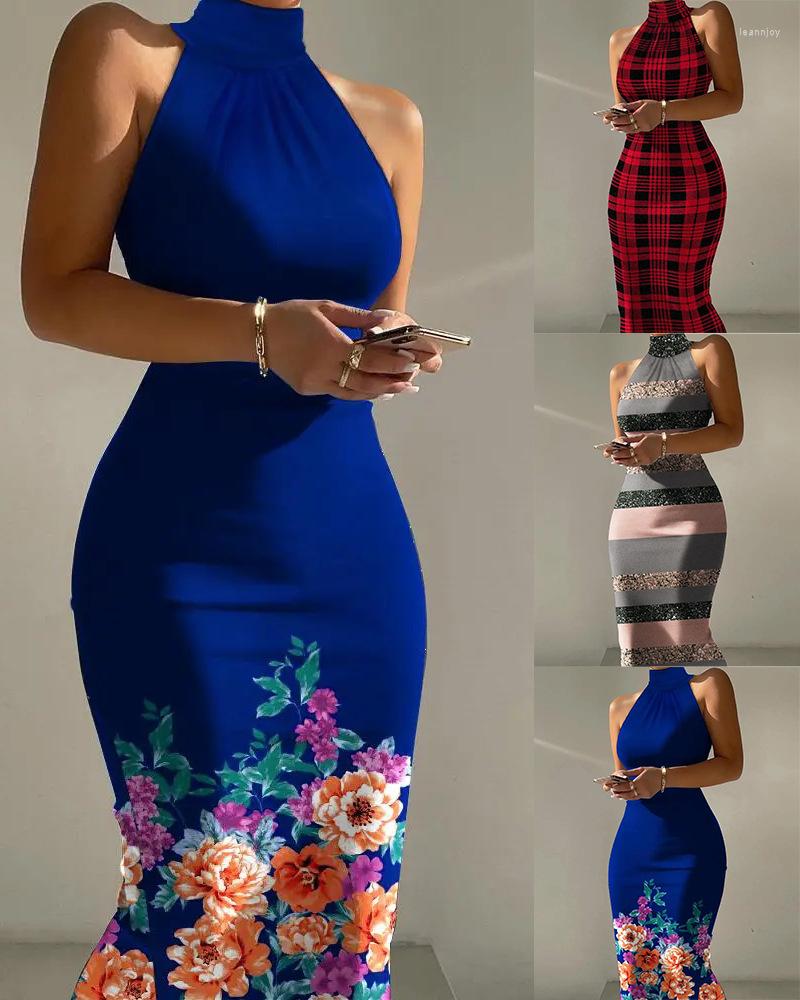Casual Dresses 2023 Spring/Summer Printed Sleeveless Fashion Party Guest Wedding Dress
Casual Dresses 2023 Spring/Summer Printed Sleeveless Fashion Party Guest Wedding Dress