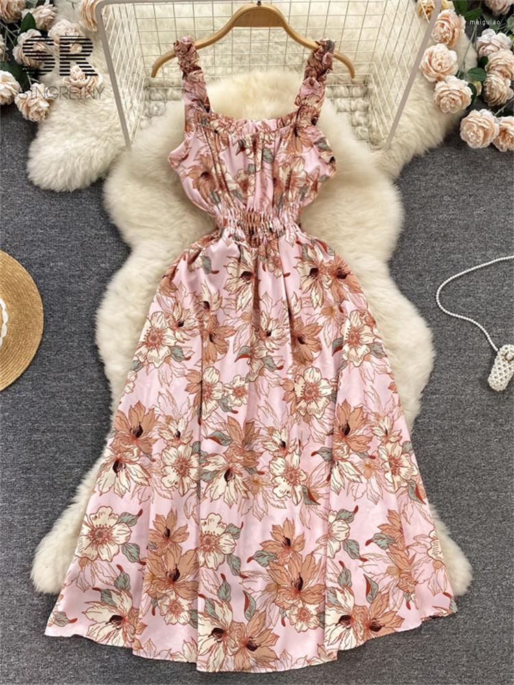 Casual Dresses SINGREINY Floral Print Sleeveless Dress Women Elastic Waist Slash Neck Strap Y2K Vacation Ladies A Line Summer, Pink
Casual Dresses SINGREINY Floral Print Sleeveless Dress Women Elastic Waist Slash Neck Strap Y2K Vacation Ladies A Line Summer, Pink