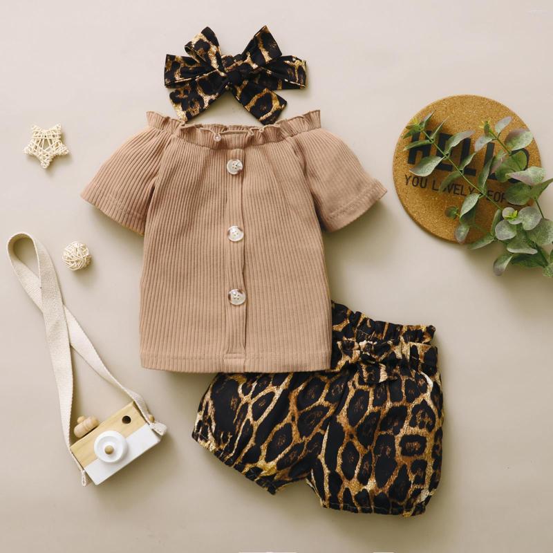 Clothing Sets Baby Outfits Shorts Tops Girls Set Headbands Infant Leopard 3Pcs Outfits&Set, Khaki
Clothing Sets Baby Outfits Shorts Tops Girls Set Headbands Infant Leopard 3Pcs Outfits&Set, Khaki