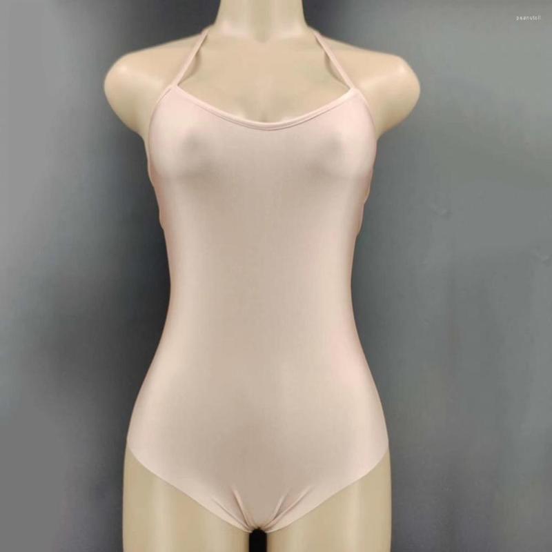 Stage Wear Nude Halter Backless Sexy Bodysuits For Women Prom Dance Clothing Pole Ballet Costumes Nightclub DJ Wears Rave Outfits, Dress
Stage Wear Nude Halter Backless Sexy Bodysuits For Women Prom Dance Clothing Pole Ballet Costumes Nightclub DJ Wears Rave Outfits, Dress