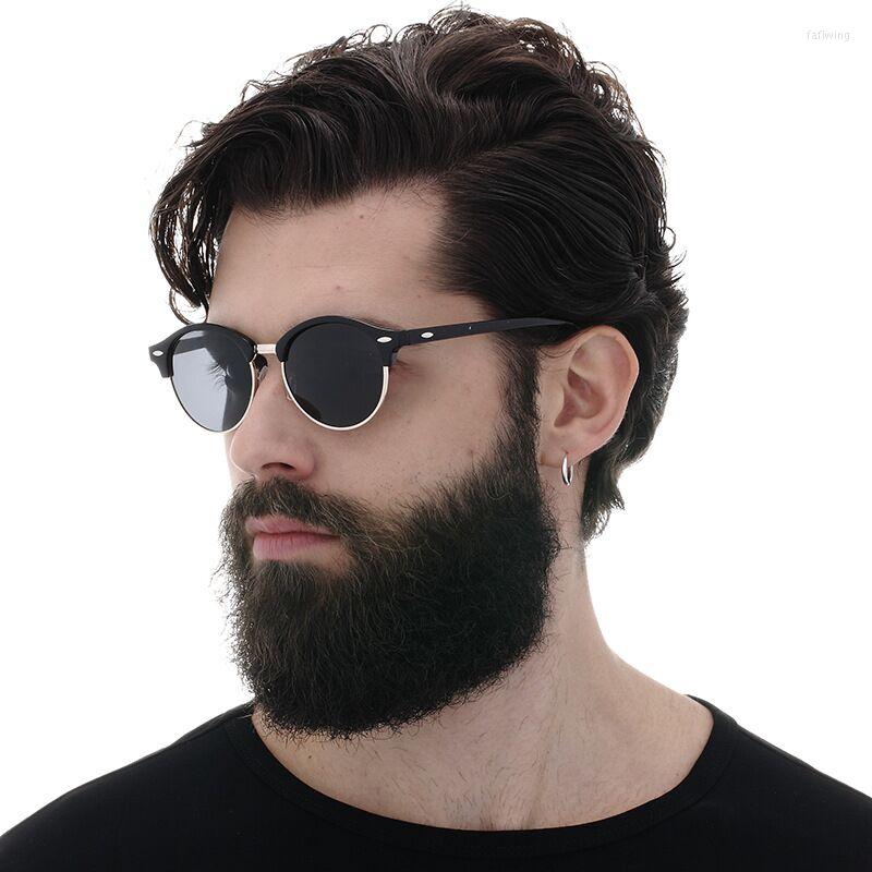 Sunglasses Polarized Round Mens Womens Brand Designer Glasses Classic Sun Driving Semi Rimless Eyewear 5104
Sunglasses Polarized Round Mens Womens Brand Designer Glasses Classic Sun Driving Semi Rimless Eyewear 5104