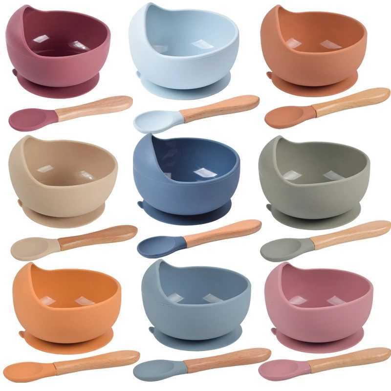 Cups Dishes Utensils 2PCS/Set Silicone Baby Feeding Bowl Tableware for Kids Waterproof Suction Bowl With Spoon Children Dishes Kitchenware Baby Stuff AA230413
Cups Dishes Utensils 2PCS/Set Silicone Baby Feeding Bowl Tableware for Kids Waterproof Suction Bowl With Spoon Children Dishes Kitchenware Baby Stuff AA230413