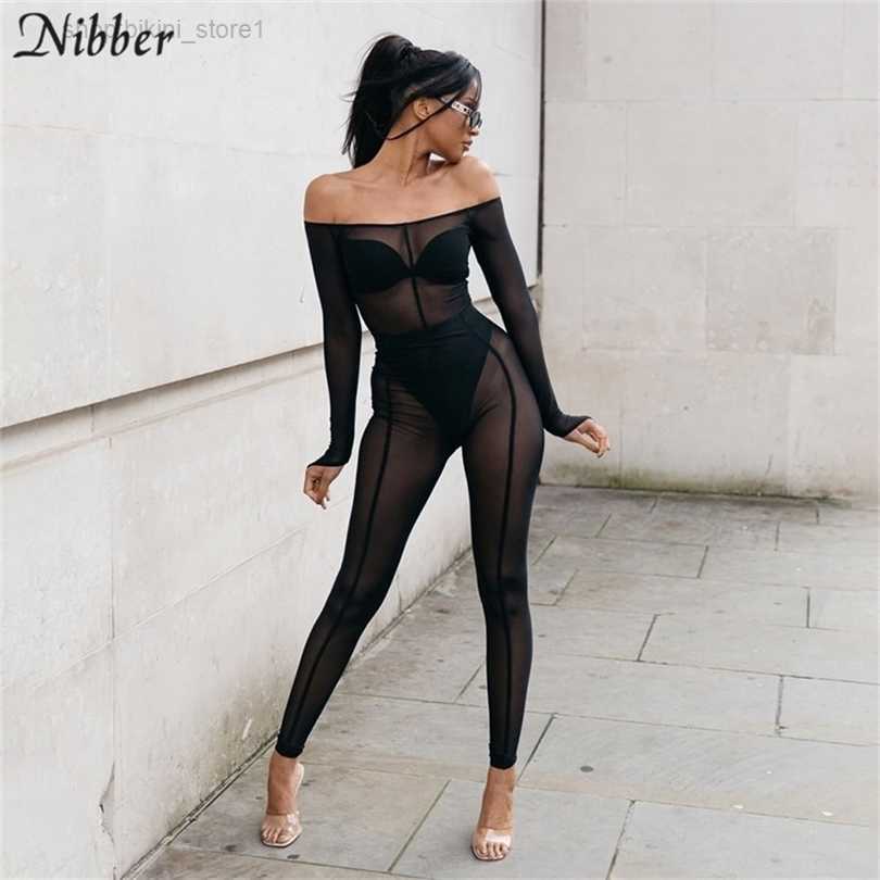 Women's Two Piece Pants Nibber Body Sexy Bodysuit Seethrough Mesh Longsleeve Twopiece Set Summer Slash Neck High Waist Leggings Bar Carnival Outfit T200603 TAIF, Black
Women's Two Piece Pants Nibber Body Sexy Bodysuit Seethrough Mesh Longsleeve Twopiece Set Summer Slash Neck High Waist Leggings Bar Carnival Outfit T200603 TAIF, Black