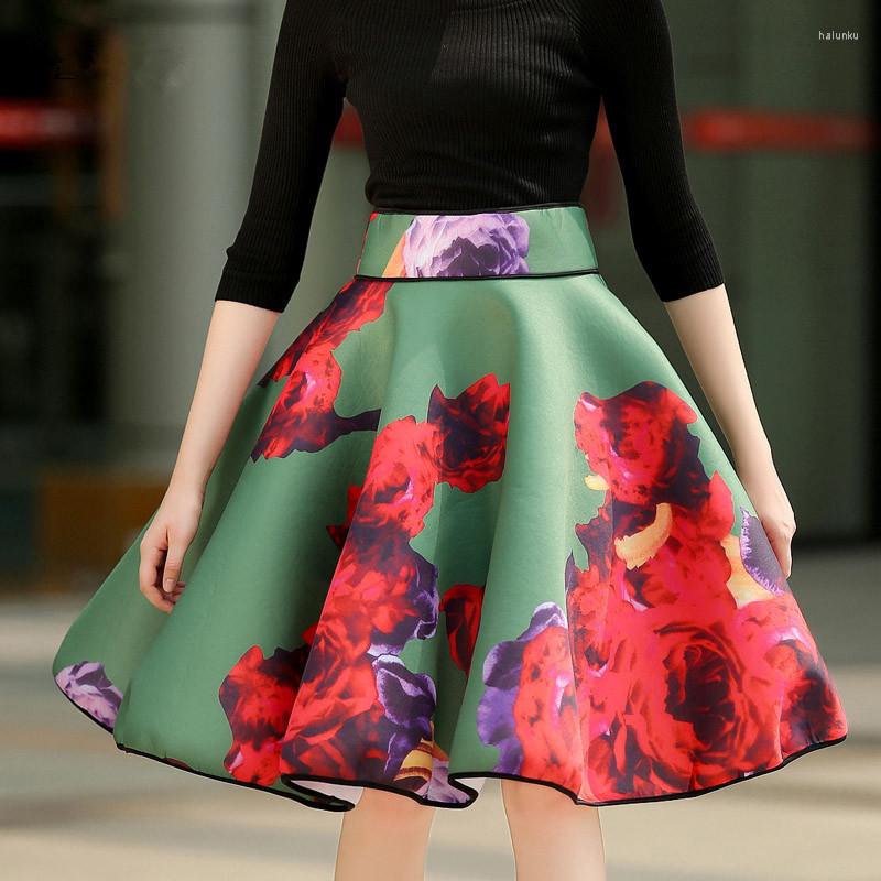 Skirts Spring Autumn Women High Waist Midi Skirt Korean Style Gorgeous Rose Flowers Print Ball Gown Gothic Clothes Vintage Y2k, Picture color
Skirts Spring Autumn Women High Waist Midi Skirt Korean Style Gorgeous Rose Flowers Print Ball Gown Gothic Clothes Vintage Y2k, Picture color