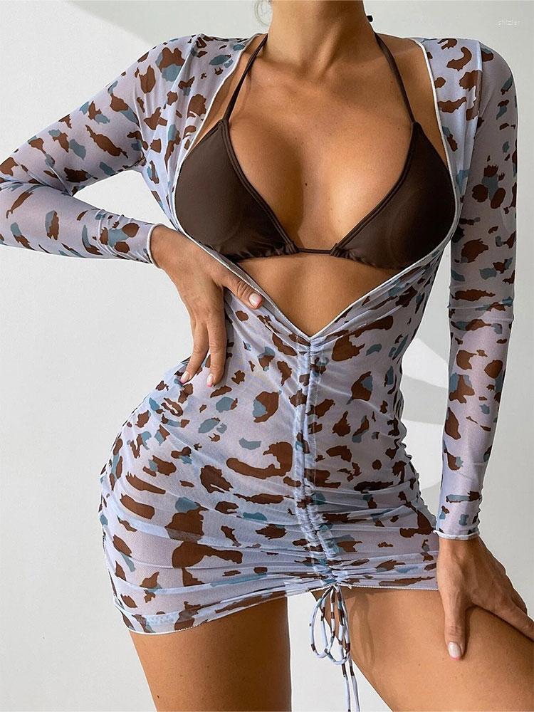 Women' Swimwear Si-Ye Sexy 3 Pieces Swimsuit Women Triangle Halter Bikini Set String Long Sleeve Bathing Suit Mesh Transparent 2023, Sy3p20901-2
Women' Swimwear Si-Ye Sexy 3 Pieces Swimsuit Women Triangle Halter Bikini Set String Long Sleeve Bathing Suit Mesh Transparent 2023, Sy3p20901-2