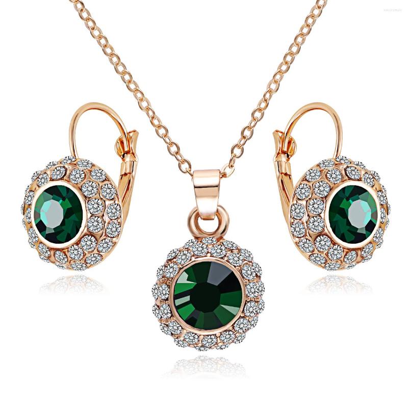 Necklace Earrings Set 18K Gold Color Rhinestone Vintage Moon River Crystal And Earring Fashion Jewelry For Women MLK4335-1, Picture shown
Necklace Earrings Set 18K Gold Color Rhinestone Vintage Moon River Crystal And Earring Fashion Jewelry For Women MLK4335-1, Picture shown