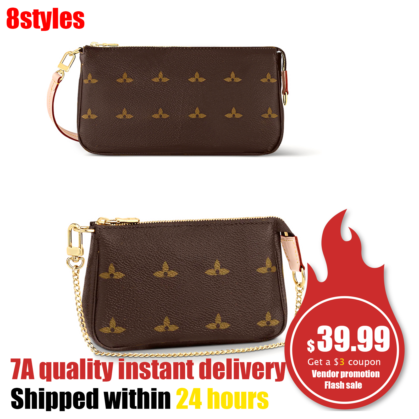 New style M58009 M40712 mini Pochette Shoulder bags Clutch bag Women's men Accessories tote crossbody hobo Designer bag small handbags envelope zipper handbag chain, 2-damier ebene
New style M58009 M40712 mini Pochette Shoulder bags Clutch bag Women's men Accessories tote crossbody hobo Designer bag small handbags envelope zipper handbag chain, 2-damier ebene