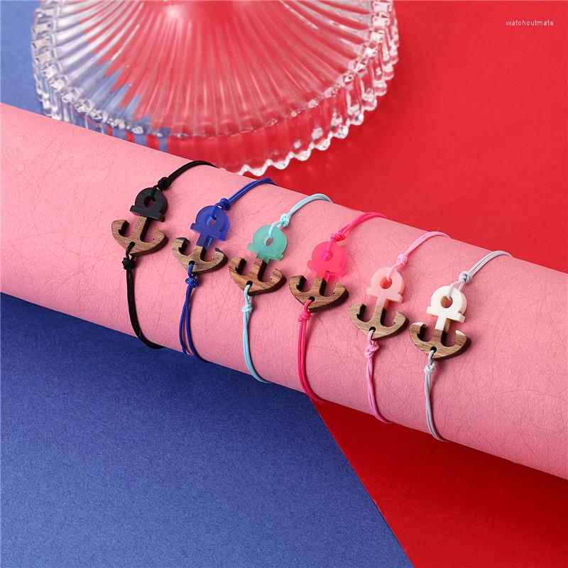 Charm Bracelets YIZIZAI Handmade Nautical Anchor Braided Rope Couple Bracelet Splice Wood Resin For Women Men Jewelry Gift Drop
Charm Bracelets YIZIZAI Handmade Nautical Anchor Braided Rope Couple Bracelet Splice Wood Resin For Women Men Jewelry Gift Drop