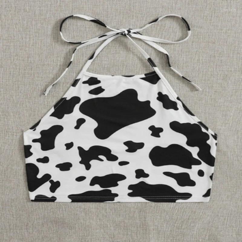 Women' Tanks Women Summer Tank Tops Vest Sexy Cow Print Halter Neck Sleeveless Backless Crop Top Lady Party Club Streetwear Corset, Black and white
Women' Tanks Women Summer Tank Tops Vest Sexy Cow Print Halter Neck Sleeveless Backless Crop Top Lady Party Club Streetwear Corset, Black and white