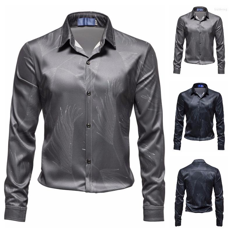 Men's Casual Shirts European Size Men's British Style Business Trendy And Beautiful All-match Drape Feather Prints Long-sleeved, Black
Men's Casual Shirts European Size Men's British Style Business Trendy And Beautiful All-match Drape Feather Prints Long-sleeved, Black