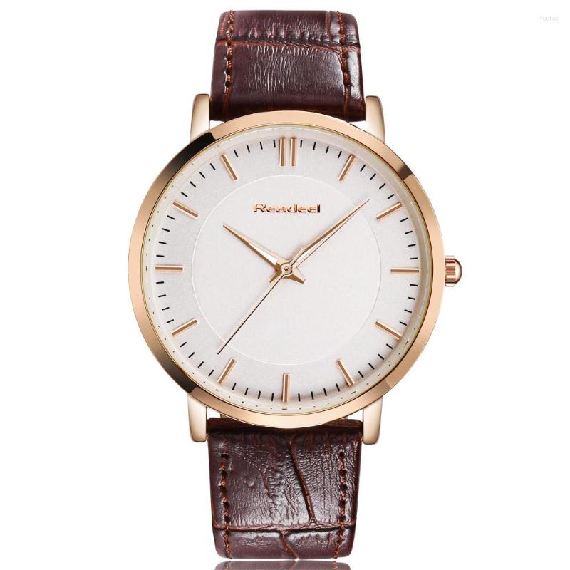 Wristwatches Readeel Hours Men's Luxury Watch Military Men Quartz Sports Casual Leather Strap Clock Watches Relogio Masculino, Gold
Wristwatches Readeel Hours Men's Luxury Watch Military Men Quartz Sports Casual Leather Strap Clock Watches Relogio Masculino, Gold