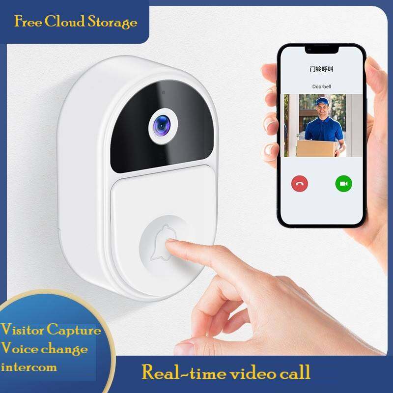 V8 Video Doorbell Home Electronic Peephole Wireless Mobile Phone Remote Camera Night Vision Anti-theft Smart Doorbell Home