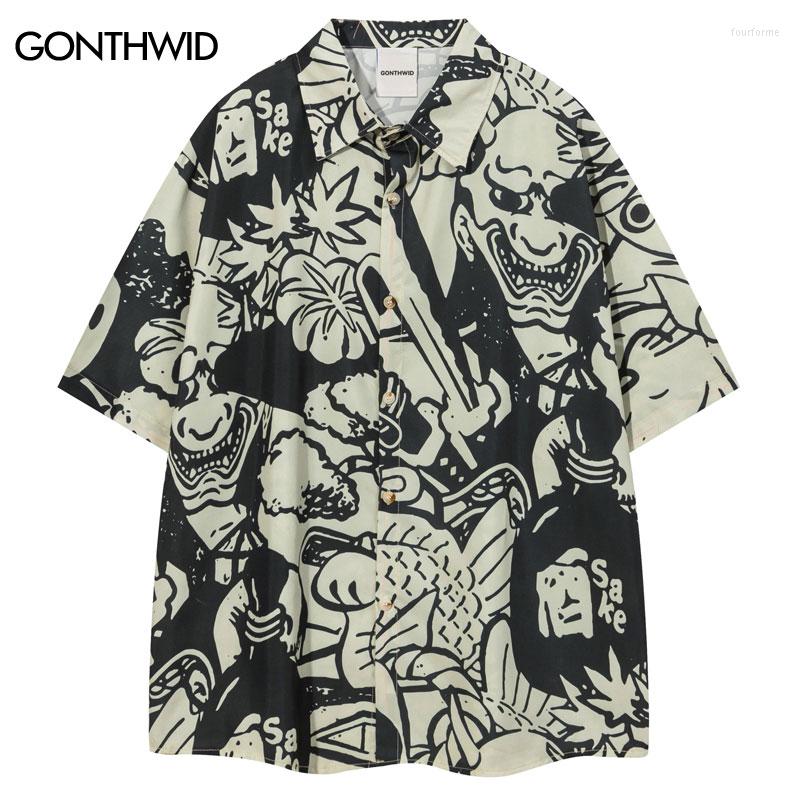 Men's Casual Shirts Men Hawaiian Shirt Streetwear Harajuku Japanese Samurai Short Sleeve Beach Summer Hip Hop Punk Gothic Button Up Loose, Orange
Men's Casual Shirts Men Hawaiian Shirt Streetwear Harajuku Japanese Samurai Short Sleeve Beach Summer Hip Hop Punk Gothic Button Up Loose, Orange