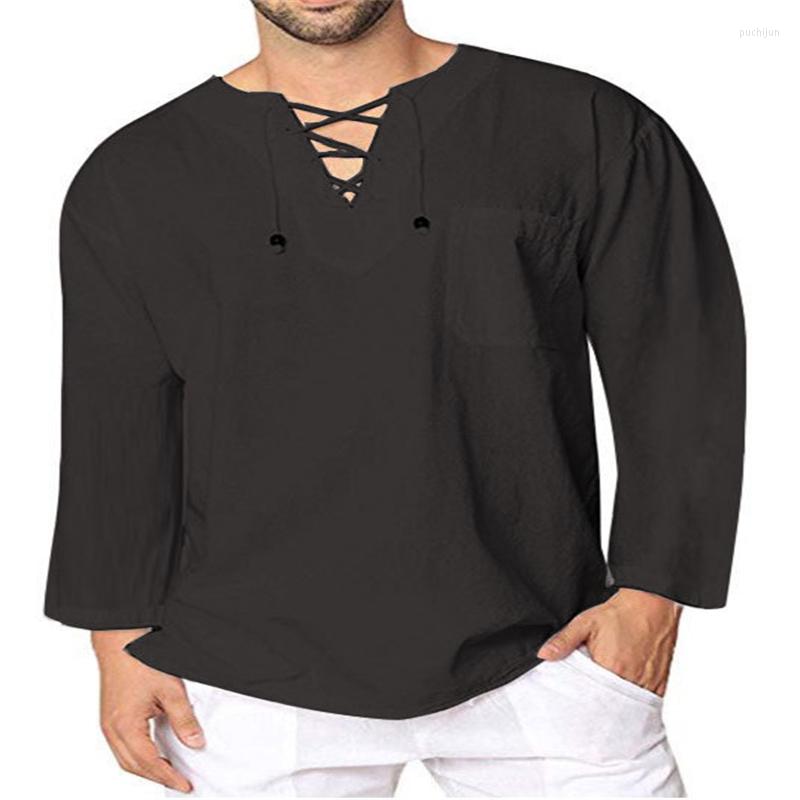 Men's Casual Shirts High-quality 2023 Men's Summer Fashion Trend Lace-up Cotton Loose Long-sleeved Shirt Yoga Clothes Free Mail, White
Men's Casual Shirts High-quality 2023 Men's Summer Fashion Trend Lace-up Cotton Loose Long-sleeved Shirt Yoga Clothes Free Mail, White