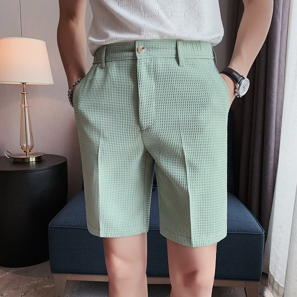 Men's Shorts Waffle Pattern Shorts For Men Korean Fashion Streetwear Solid Color Work Shorts Summer Breathe Cool Comfort Short Brand 230414, Coffee
Men's Shorts Waffle Pattern Shorts For Men Korean Fashion Streetwear Solid Color Work Shorts Summer Breathe Cool Comfort Short Brand 230414, Coffee