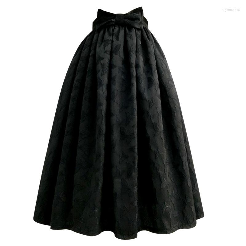 Skirts Autumn Spring Jacquard Ball Gown Skirt Women High Waist Bow Princess Party Knee Length Umbrella, Black
Skirts Autumn Spring Jacquard Ball Gown Skirt Women High Waist Bow Princess Party Knee Length Umbrella, Black