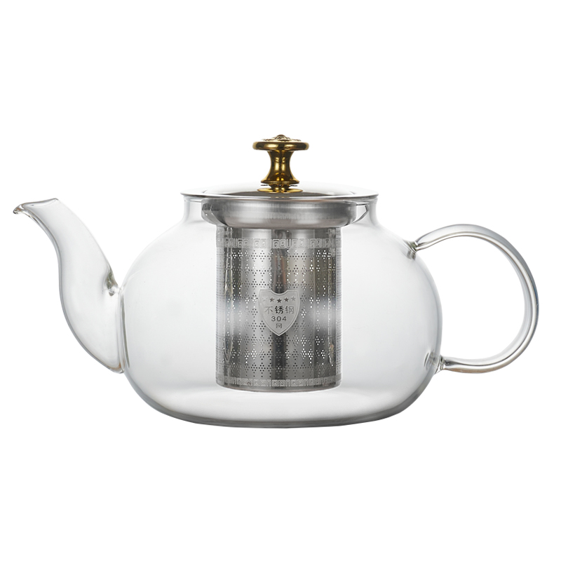 Drinkware High borosilicate glass teapot Tea kettle set Processing customization