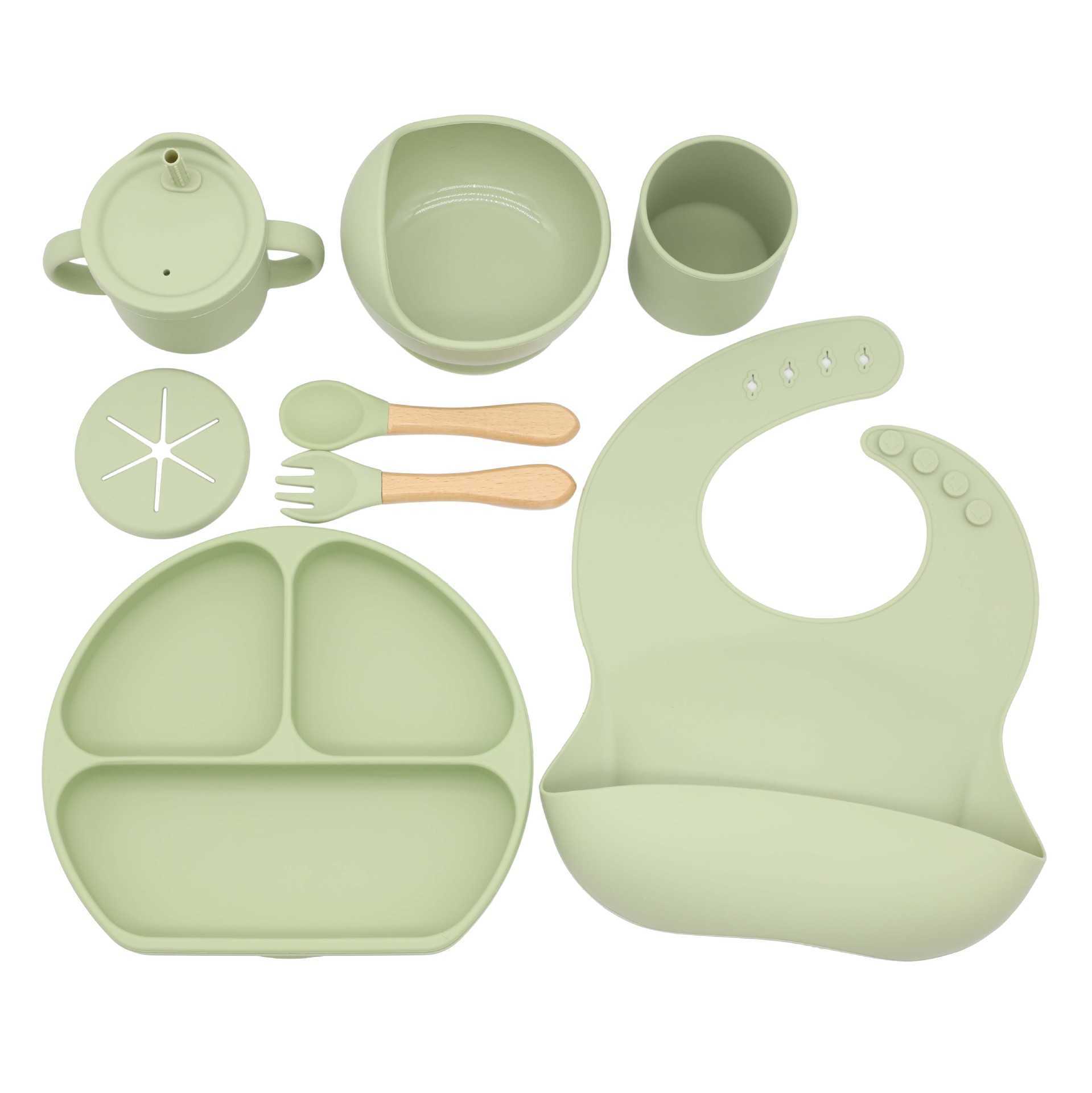 Cups Dishes Utensils 6/7PCS Baby Silicone Feeding Tableware Sets Non-slip Sucker Bowl Dining Plate With Cover Bibs Spoon Fork Sippy Cup Dishes AA230413
Cups Dishes Utensils 6/7PCS Baby Silicone Feeding Tableware Sets Non-slip Sucker Bowl Dining Plate With Cover Bibs Spoon Fork Sippy Cup Dishes AA230413