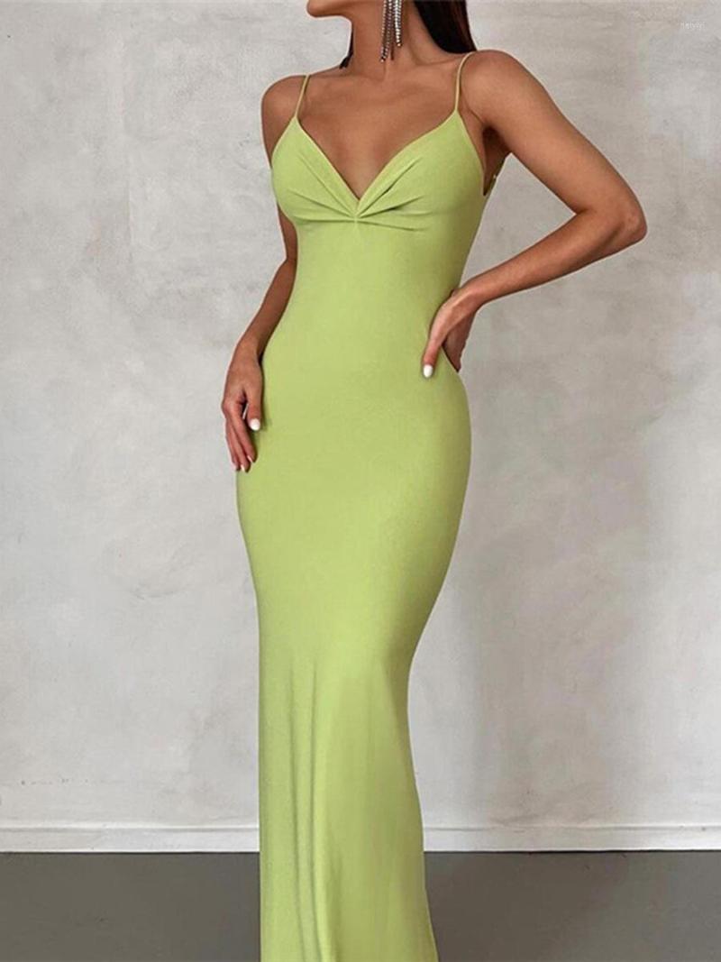 Casual Dresses Dghisre Summe Elegant Women Backless Dress Sexy Sleeveless Split Cocktail Bodycon Spaghetti Strap Party Clubwar, Green
Casual Dresses Dghisre Summe Elegant Women Backless Dress Sexy Sleeveless Split Cocktail Bodycon Spaghetti Strap Party Clubwar, Green