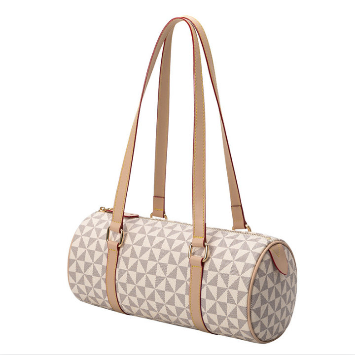 Casual Niche Shoulder Underarm Bag New Cylindrical Baguette Bags Fashion Portable High-Grade Printing round Bags, 30*14*14cm
Casual Niche Shoulder Underarm Bag New Cylindrical Baguette Bags Fashion Portable High-Grade Printing round Bags, 30*14*14cm