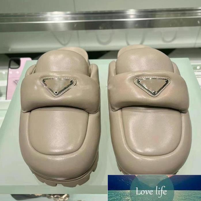Summer Platform Muffin Bread Shoes round Toe Triangle Gold Buckle Slippers Slip-on Casual Soft Leather Comfortable Closed-Toe Slipper, Grey
Summer Platform Muffin Bread Shoes round Toe Triangle Gold Buckle Slippers Slip-on Casual Soft Leather Comfortable Closed-Toe Slipper, Grey