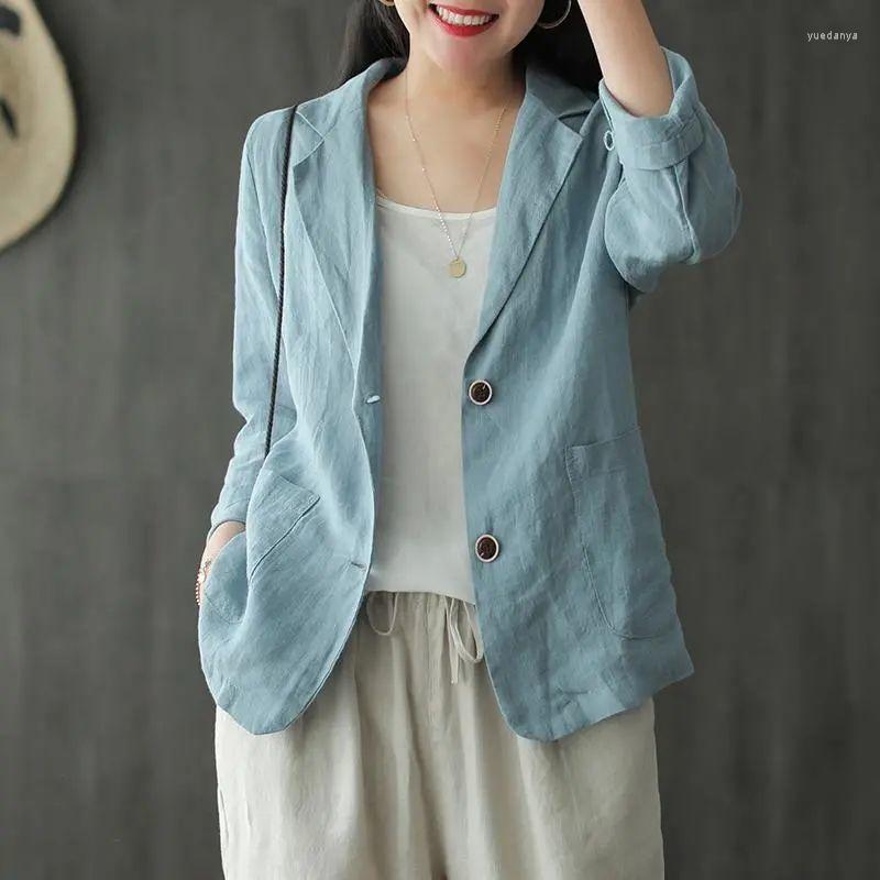 Women's Suits Loose Cotton And Linen Small Suit Spring Summer Top Long Sleeve Casual Temperament Coat Women, Yanzhi
Women's Suits Loose Cotton And Linen Small Suit Spring Summer Top Long Sleeve Casual Temperament Coat Women, Yanzhi