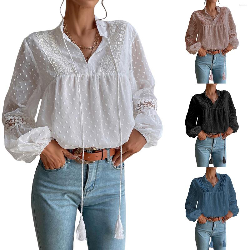 Women' Blouses Women Elegant Cropped Top Casual Blouse T-Shirts Loose Streetwear Long Sleeves Dot Pullovers Jacquard Design Chiffon Tops, White
Women' Blouses Women Elegant Cropped Top Casual Blouse T-Shirts Loose Streetwear Long Sleeves Dot Pullovers Jacquard Design Chiffon Tops, White