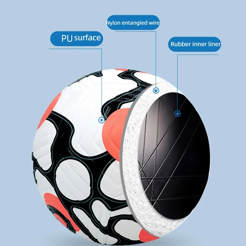 Balls PU Leather Football Ball Competition Soccer Balls Size 5 Size 4 Training Football Anti-pressure Outdoor Soccer Sports Equipment 231113