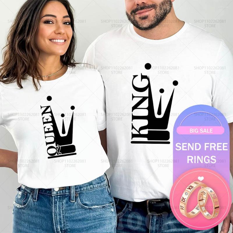 Women's T Shirts Summer Couple Printing T-shirt Women Man Causal Cotton Tee Shirt Harajuku Trendy Clothes O Neck Tops Lover, White2-women
Women's T Shirts Summer Couple Printing T-shirt Women Man Causal Cotton Tee Shirt Harajuku Trendy Clothes O Neck Tops Lover, White2-women