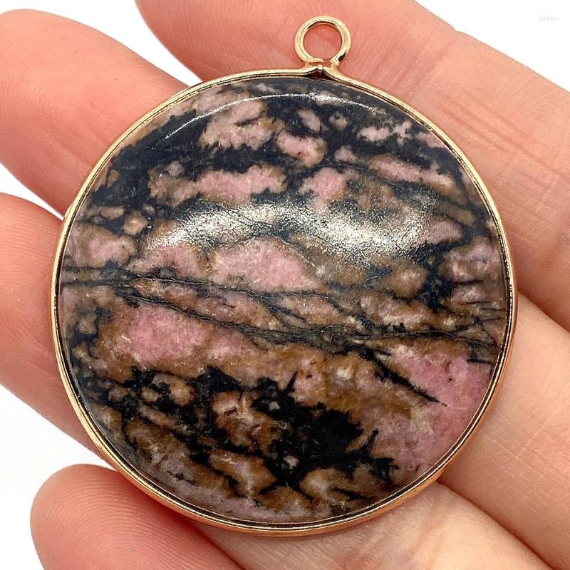 Pendant Necklaces Round Natural Stone Pendants Rhodochrosite Rhodonite Charms For DIY Necklace Earring Jewelry Accessories Disc Shape Gem
Pendant Necklaces Round Natural Stone Pendants Rhodochrosite Rhodonite Charms For DIY Necklace Earring Jewelry Accessories Disc Shape Gem
