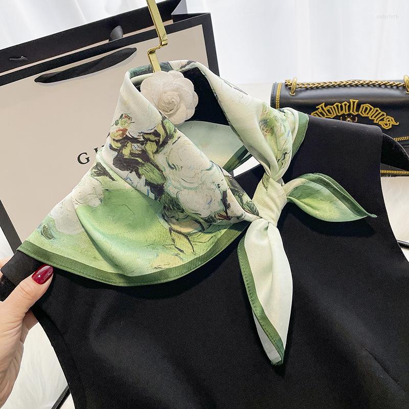 Scarves 2023 Hijab Design Shawl Wrap Print Silk Square Scarf Women Female Hair Hand Wrist Foulard Headband Bandana
Scarves 2023 Hijab Design Shawl Wrap Print Silk Square Scarf Women Female Hair Hand Wrist Foulard Headband Bandana