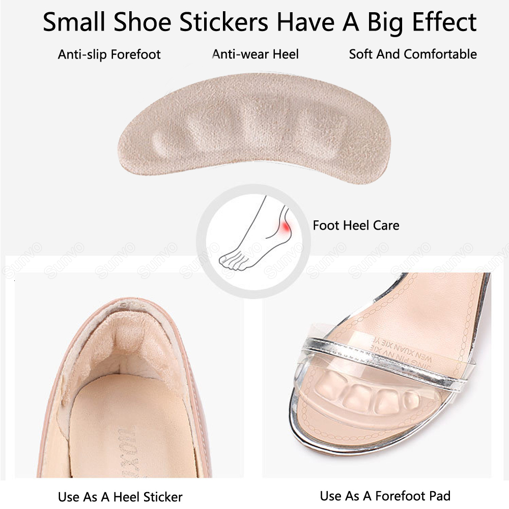 Shoe Parts Accessories Silicone Pads for Women s Shoes Non slip Inserts Self adhesive Forefoot Heel Gel Insoles Heels Sandals Anti Slip Foot Pad 23041
