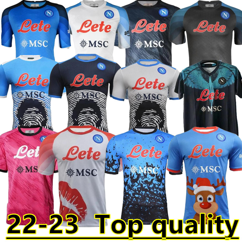 

OSIMHEN 22 23 Napoli soccer jerseys Naples ELMAS LOBOTKA football shirt KVARATSKHELIA ZIELINSKI LOZANO Maradona SIMEONE DEMME MINJAE DI LORENZO maillots de foot 55, Green