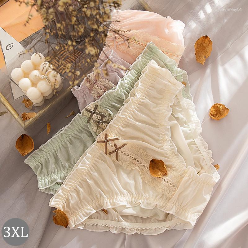Women's Panties Japanese Candy Color Cute Briefs Edge Mid-waist Girly Lace Plus Size Women's Mesh Sexy Underwear, Beige
Women's Panties Japanese Candy Color Cute Briefs Edge Mid-waist Girly Lace Plus Size Women's Mesh Sexy Underwear, Beige