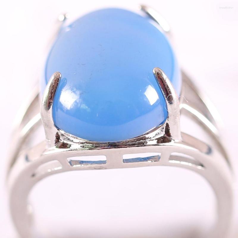 Cluster Rings 1Pcs Ring Jewelry For Women Gift Natural Stone Oval Cabochon CAB Bead Blue Onyx Adjustable Finger K155
Cluster Rings 1Pcs Ring Jewelry For Women Gift Natural Stone Oval Cabochon CAB Bead Blue Onyx Adjustable Finger K155