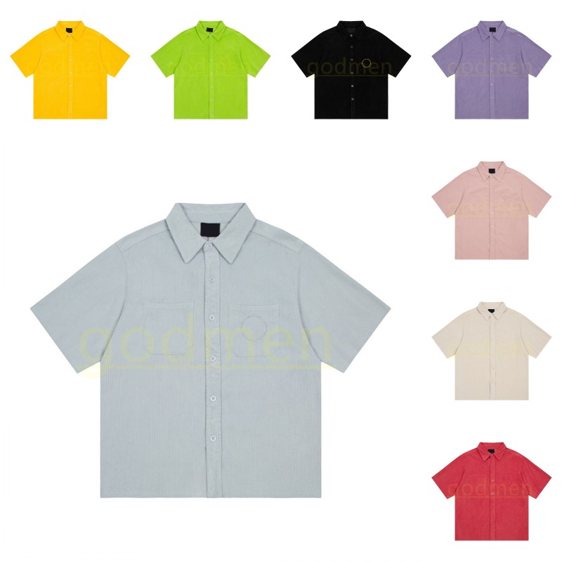 Designer Men Womens Streetwear Shirts Mens Casual Loose Corduroye Embroidery Shirt Couples Clothing Fashion Shorts Sleeve Clothes S, Yellow
Designer Men Womens Streetwear Shirts Mens Casual Loose Corduroye Embroidery Shirt Couples Clothing Fashion Shorts Sleeve Clothes S, Yellow