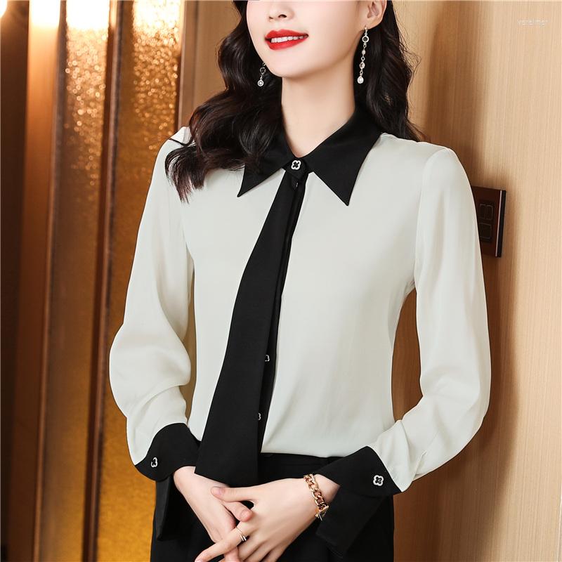 Women' Blouses Elegant Ladies Shirts Fashion Women Chic Spring Autumn Causal Long Sleeve Slim Mujer Blusas, White
Women' Blouses Elegant Ladies Shirts Fashion Women Chic Spring Autumn Causal Long Sleeve Slim Mujer Blusas, White