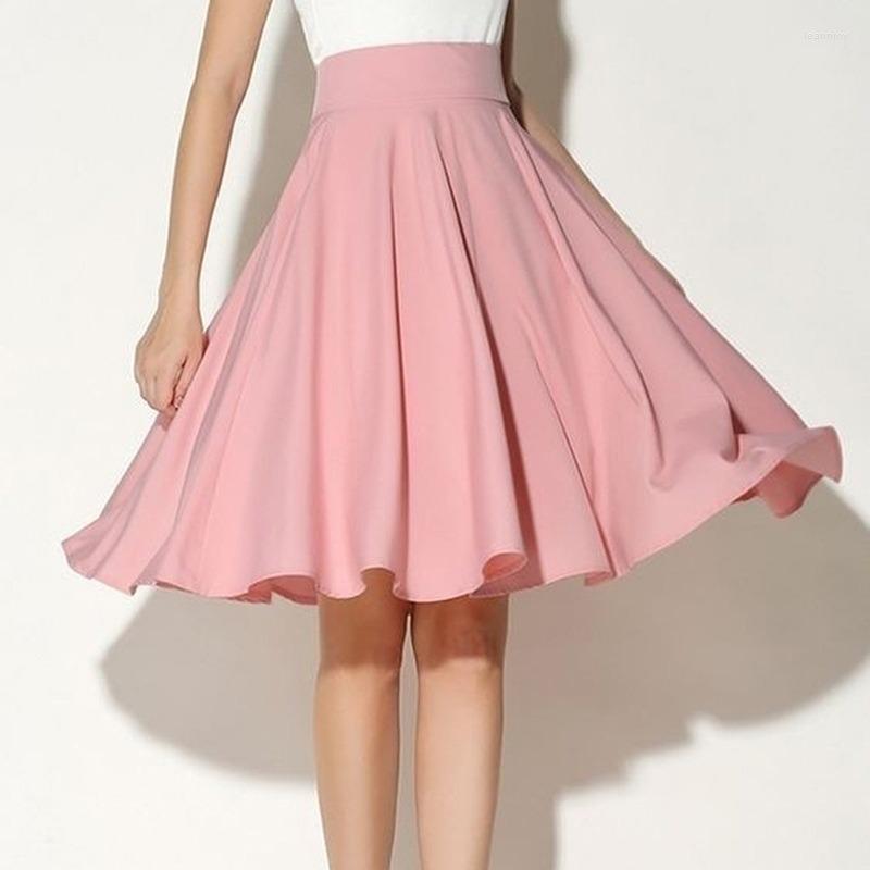 Skirts 2023 Fashion Women Solid Knee-Length Big Swing Umbrella Skirt High Waist Vintage Ladies Midi Saia Skater, Light green
Skirts 2023 Fashion Women Solid Knee-Length Big Swing Umbrella Skirt High Waist Vintage Ladies Midi Saia Skater, Light green