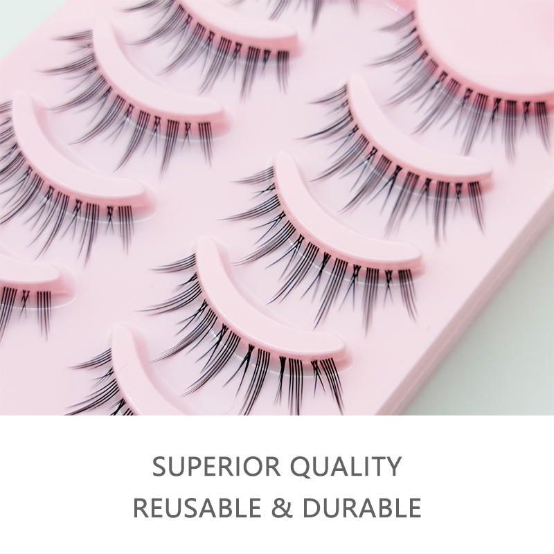 Makeup Tools Manga Lashes Soft Natural Eyelashes Thick False Daily Dating Wispy 230413