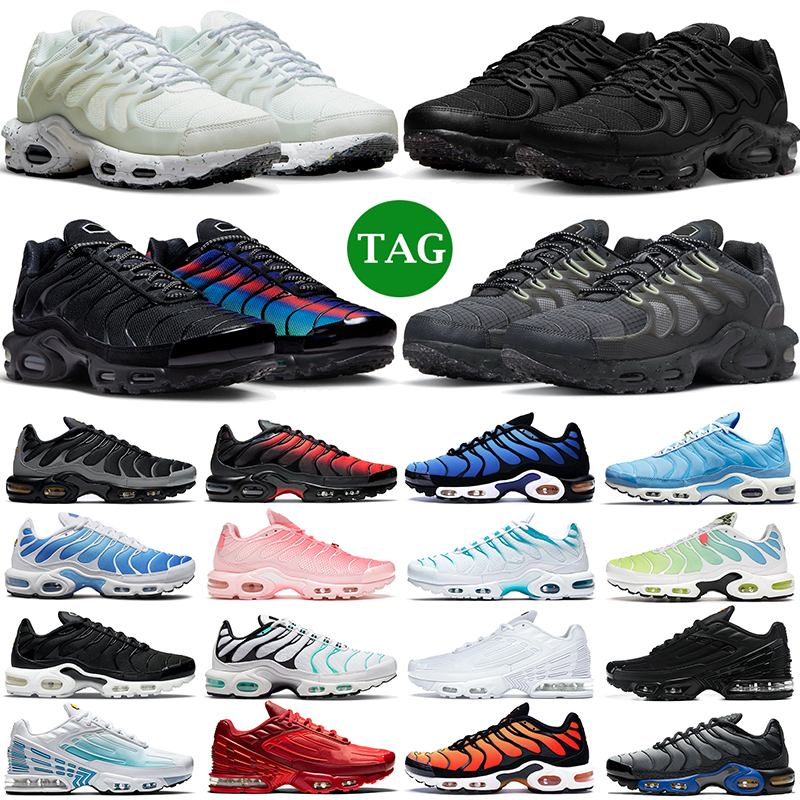 2023 tn 3 plus Terrascape running shoes for men women trainers Triple Black Berlin White Mint Green Hyper Blue Sky Atlanta mens outdoor sports sneakers, 10
2023 tn 3 plus Terrascape running shoes for men women trainers Triple Black Berlin White Mint Green Hyper Blue Sky Atlanta mens outdoor sports sneakers, 10