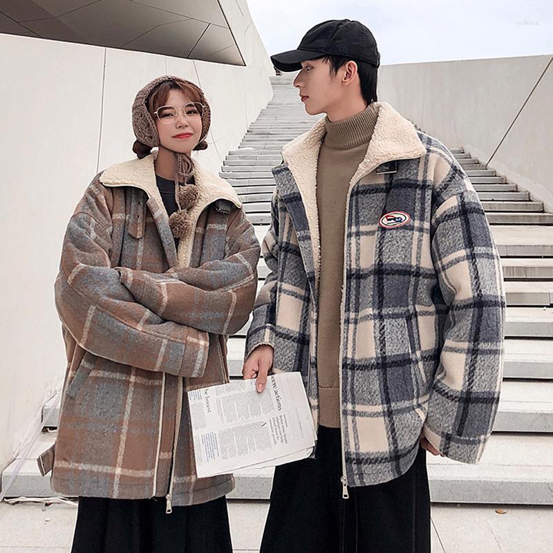 Men' Down Winter Lamb Hair Jacket Warm Fashion Parka Men Thick Plaid Coat Street Wild Loose Cotton Male Clothes -2XL, Cafe
Men' Down Winter Lamb Hair Jacket Warm Fashion Parka Men Thick Plaid Coat Street Wild Loose Cotton Male Clothes -2XL, Cafe