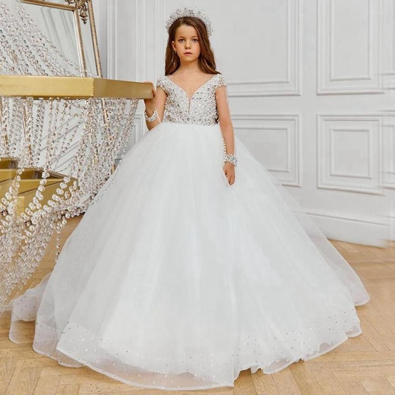 Girl Dresses Long Sleeve Flower For Wedding Prom Party Girls Pageant Gowns Lace Floral Appliques, All ivory
Girl Dresses Long Sleeve Flower For Wedding Prom Party Girls Pageant Gowns Lace Floral Appliques, All ivory