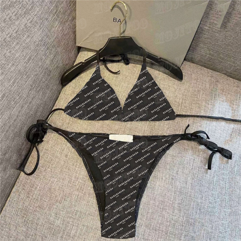 Letters Womens Swimsuit Bikinis Sexy Designer Swimwear Split Bikini Beach Pool Party Padded Bathing Suits, Black
Letters Womens Swimsuit Bikinis Sexy Designer Swimwear Split Bikini Beach Pool Party Padded Bathing Suits, Black
