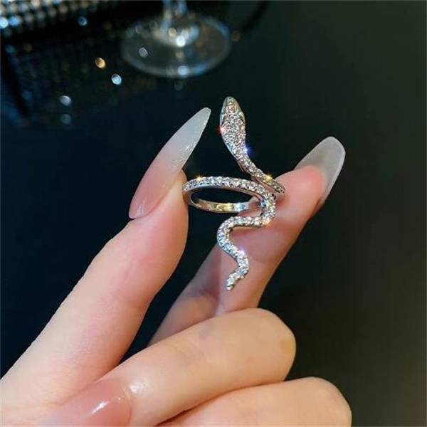 Gothic Rhinestones Open Snake Ring Adjustable Animal Rings Reptile for Men Women Fashion Punk Boy Girl Birthday Jewelry Gifts GC2033
Gothic Rhinestones Open Snake Ring Adjustable Animal Rings Reptile for Men Women Fashion Punk Boy Girl Birthday Jewelry Gifts GC2033