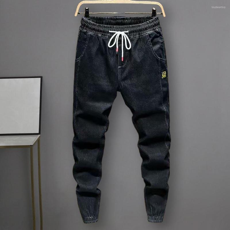 Men's Jeans Stylish Men Cargo Pants Bottoms Harem Multi Pockets Lace-up High Waist Streetwear, Black
Men's Jeans Stylish Men Cargo Pants Bottoms Harem Multi Pockets Lace-up High Waist Streetwear, Black