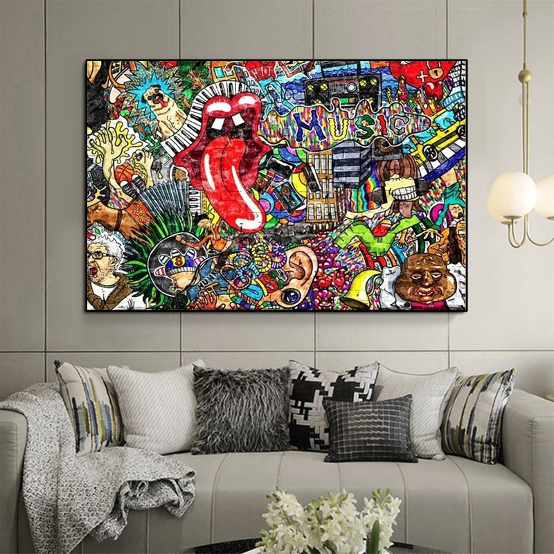 Graffiti Art Poster Street Canvas Painting Banksy Pop Canvas Painting Cuadros Art Print Wall Picture for Living Room Home Decor
Graffiti Art Poster Street Canvas Painting Banksy Pop Canvas Painting Cuadros Art Print Wall Picture for Living Room Home Decor
