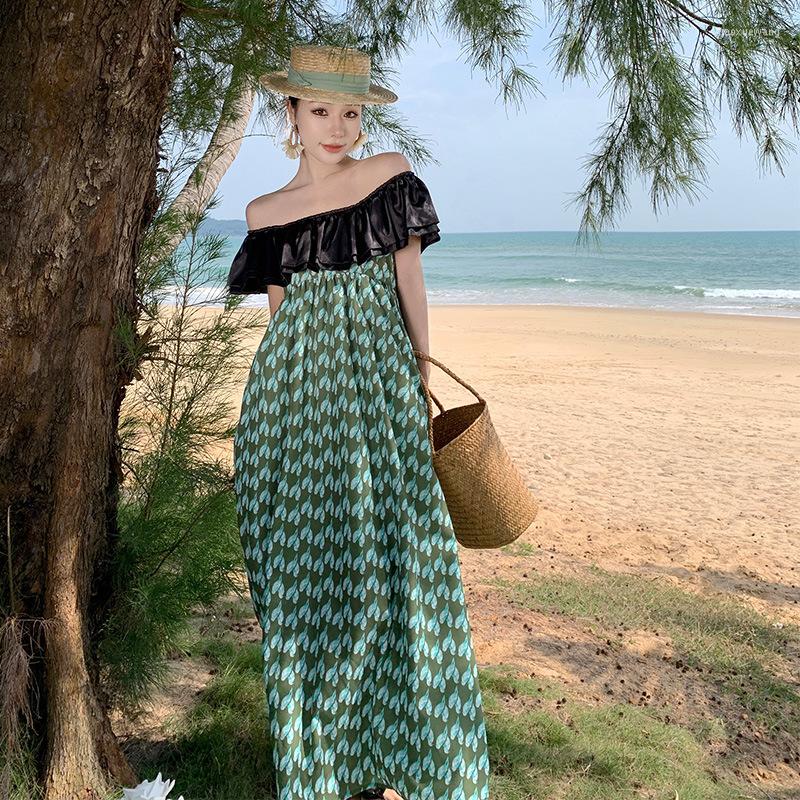 Casual Dresses 2023 Summer Long Dress Women's Green Sleeveless Elegant Vacation Beach Ladies Fashion One Shoulder
Casual Dresses 2023 Summer Long Dress Women's Green Sleeveless Elegant Vacation Beach Ladies Fashion One Shoulder