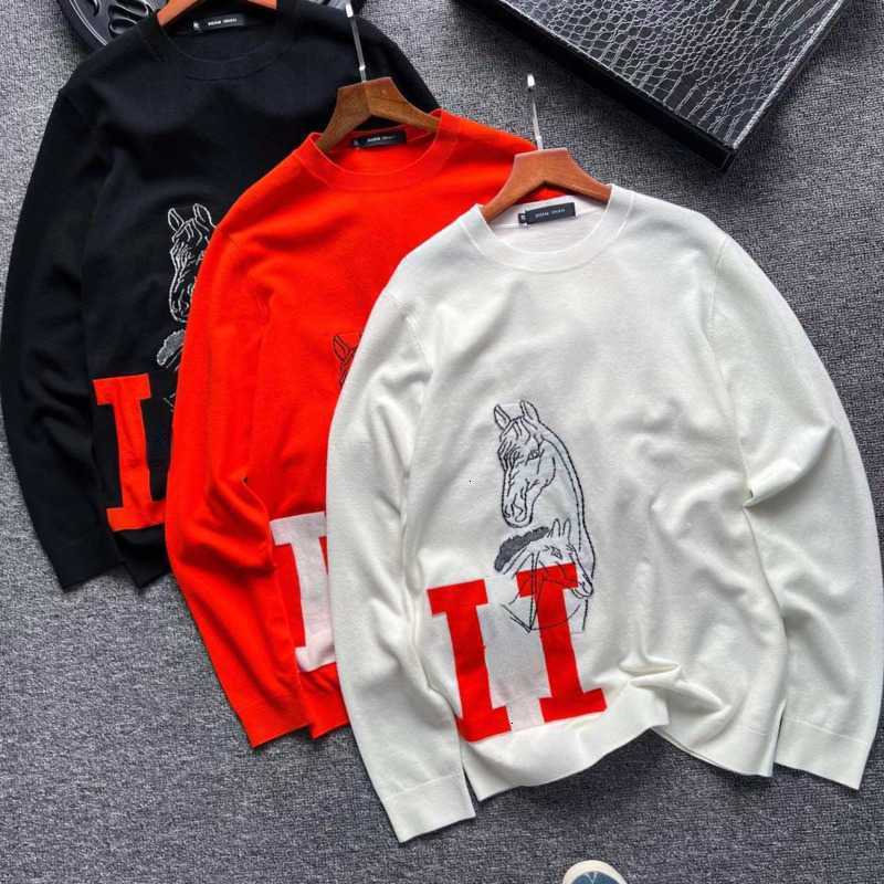 Men's Sweaters luxuriouswinter wool sweater mens knitwear pullover coat hms designer sweaters men women casual hoodie fashion horse embroidered knit shirt NYRC, White
Men's Sweaters luxuriouswinter wool sweater mens knitwear pullover coat hms designer sweaters men women casual hoodie fashion horse embroidered knit shirt NYRC, White