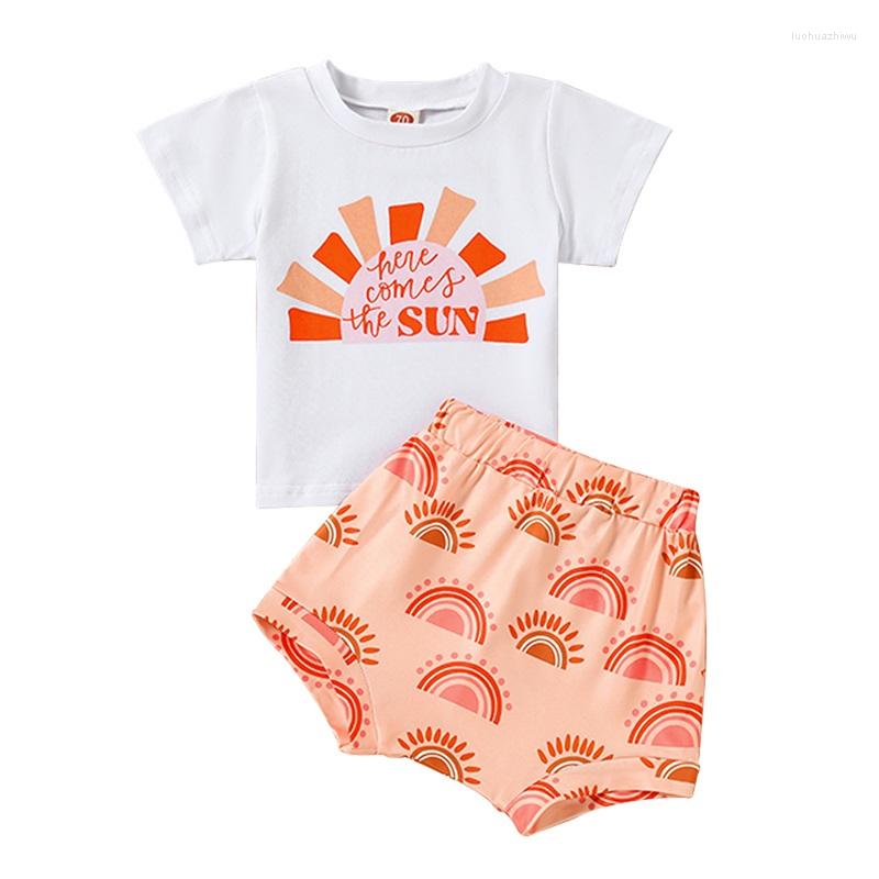 Clothing Sets Baby Girl Summer Shorts Suit Sun Letters Print Short Sleeve Crew Neck Tops Elastic Waist, Picture shown
Clothing Sets Baby Girl Summer Shorts Suit Sun Letters Print Short Sleeve Crew Neck Tops Elastic Waist, Picture shown