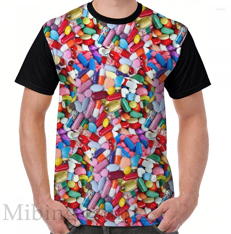 Men' T Shirts Funny Print Men Shirt Women Tops Tee Little Pills Graphic T-Shirt O-neck Short Sleeve Casual Tshirts
Men' T Shirts Funny Print Men Shirt Women Tops Tee Little Pills Graphic T-Shirt O-neck Short Sleeve Casual Tshirts